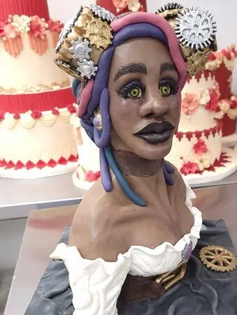 Custom sculpted birthday cake created by The Dessert Artist in Kitchener-Waterloo